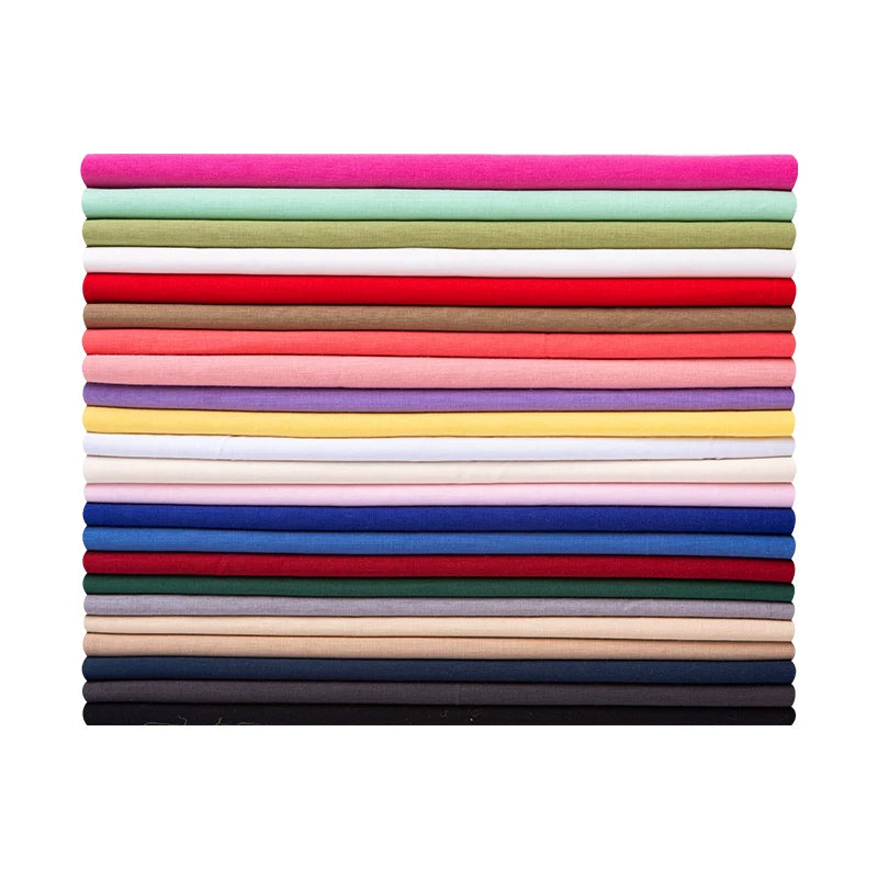 Cotton Lining Fabric, Plain Solid, for Baby Clothing, Dresses & Linings