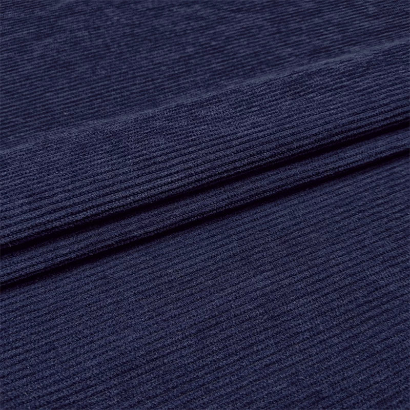 Stretch Corduroy Fabric, 22 Colors for Shirts, Trousers & Sofa Covers - Navy