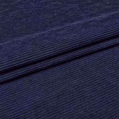Stretch Corduroy Fabric, 22 Colors for Shirts, Trousers & Sofa Covers - Navy