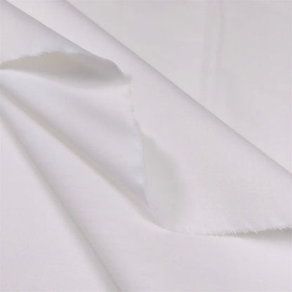 Combed Cotton Shirting, 40s Poplin, 59 in Wide - Natural White