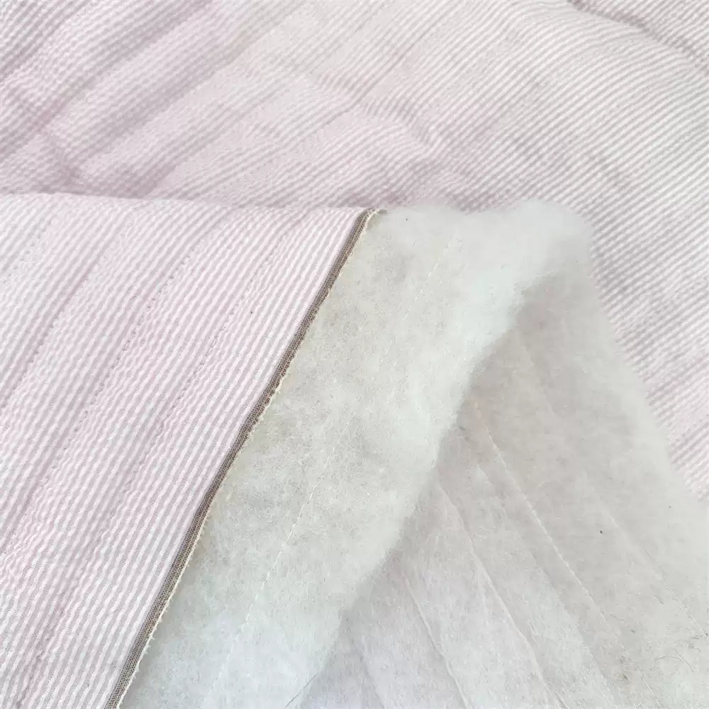 Quilted Polyester Stripe Fabric, for Bags & Pouches