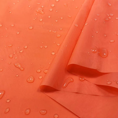 Waterproof Fabric, 150cm Polyester for Umbrellas, Tents & Curtains - Orange