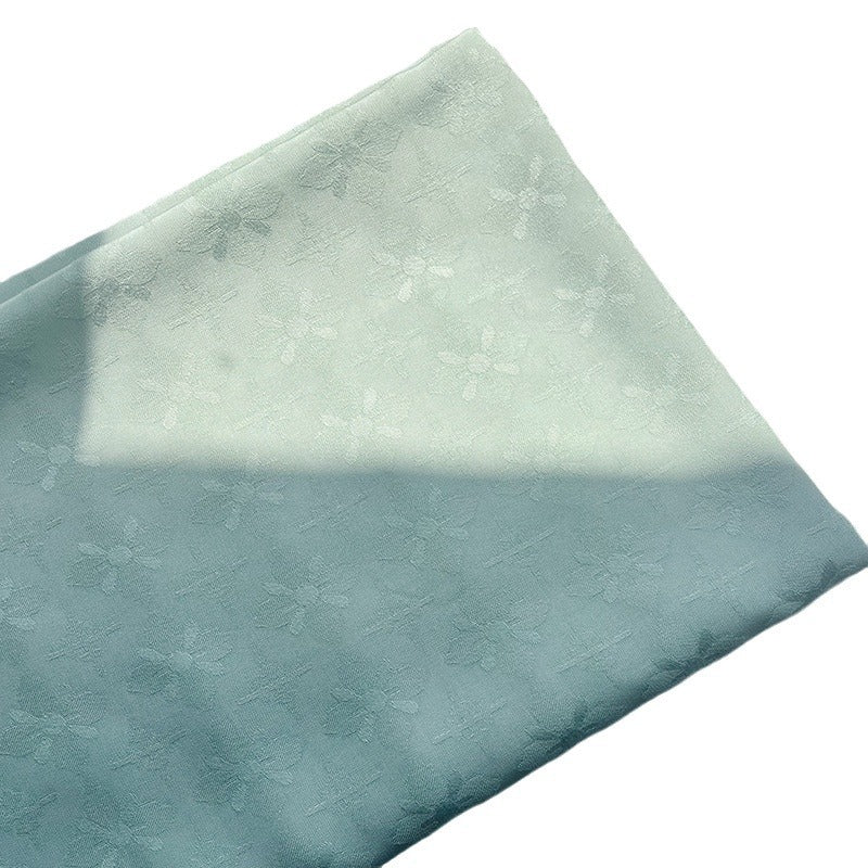 Rayon Four-Petal Jacquard Fabric, for Hanfu & Dresses