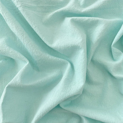 Polyester Crinkle Mint Fabric, for Tops & Table Linens - Crinkle Mint Green