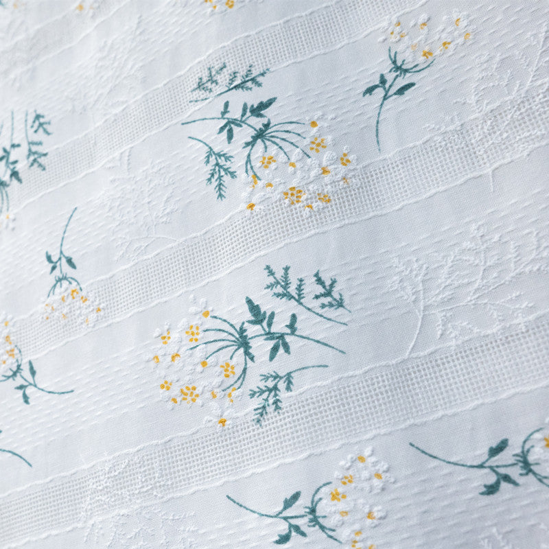 Polyester Jacquard Tablecloth Fabric, 100 g/m², 140 cm Wide, for Table, Home Decor & Event - Orange