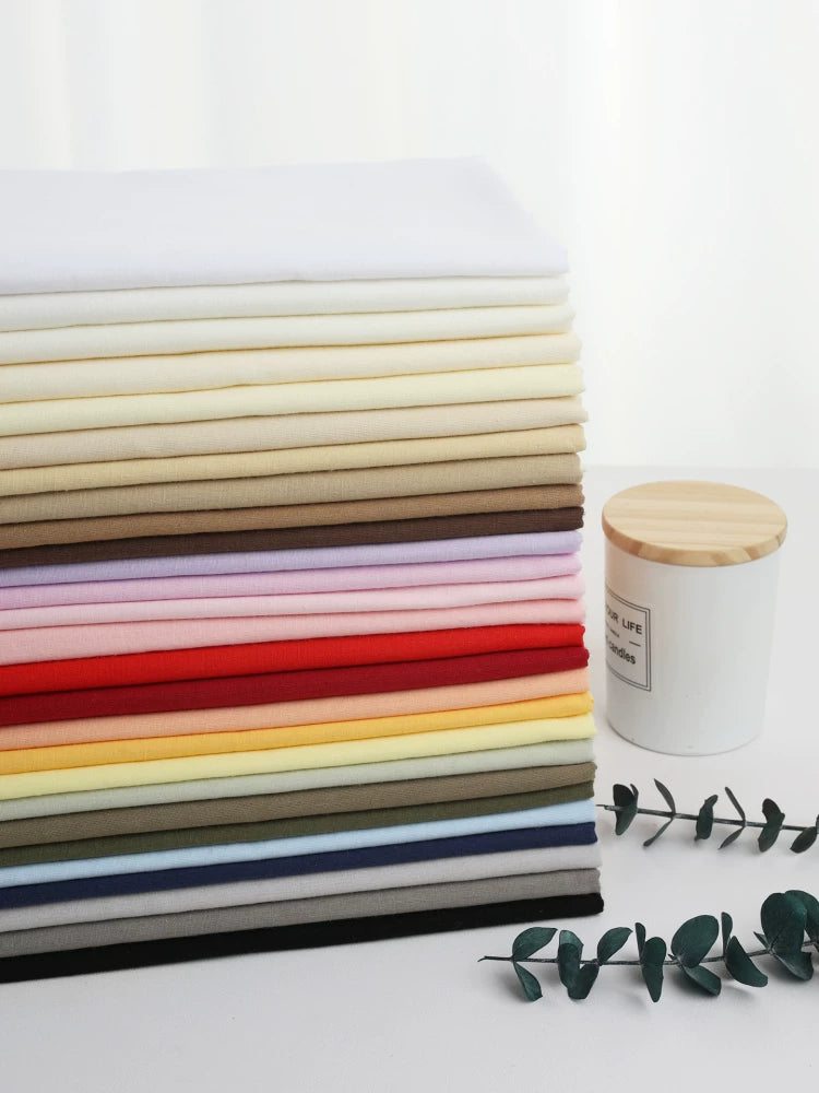Cotton Lining Fabric, Anti-Static Solid, for Dress, Blouse & Skirt Linings