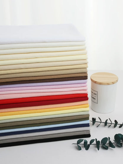Cotton Lining Fabric, Anti-Static Solid, for Dress, Blouse & Skirt Linings