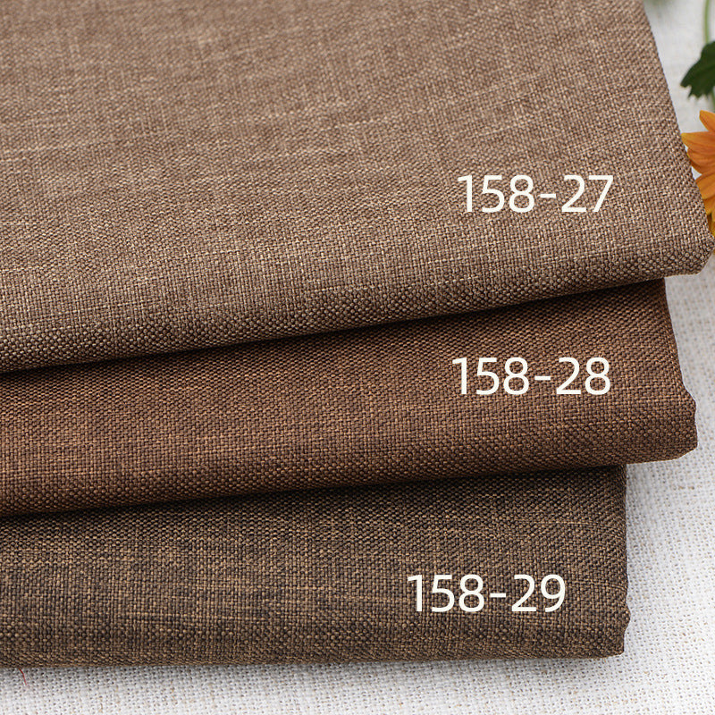 Heavy Linen-Look Upholstery Fabric by the Yard - Sofa & Pillow - 158-27