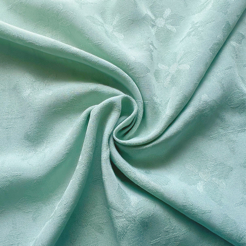 Rayon Four-Petal Jacquard Fabric, for Hanfu & Dresses