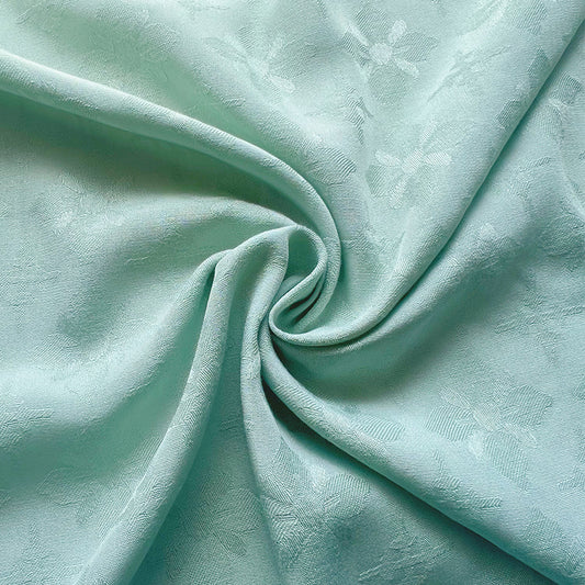 Rayon Four-Petal Jacquard Fabric, for Hanfu & Dresses