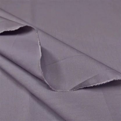 Combed Cotton Shirting, 40s Poplin, 59 in Wide - Medium Grey