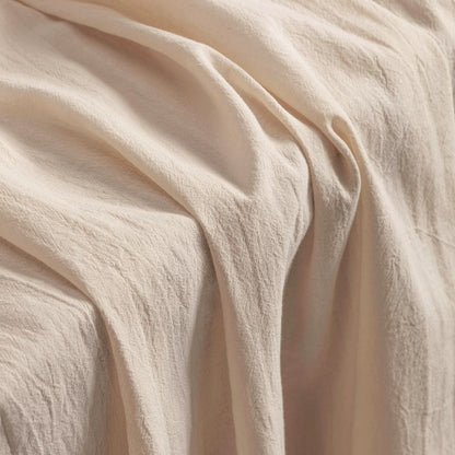 Washed Cotton Linen-Look Fabric, for Hanfu, 54 in Wide - Beige