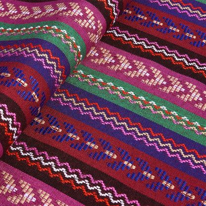 Ethnic Cotton Linen Tablecloth Fabric, Vintage Woven for Home Decor - 36#