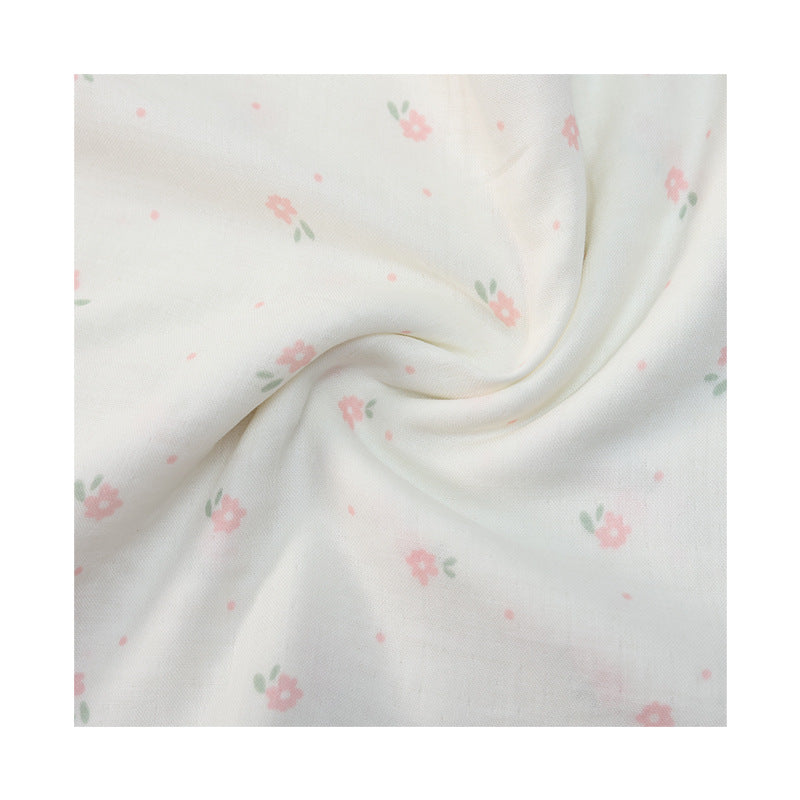 Cotton Double Gauze Fabric, Tulip & Star Prints (6)