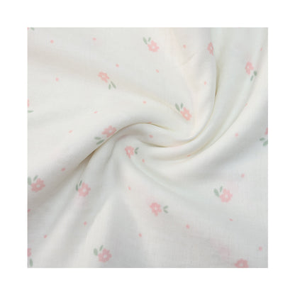 Cotton Double Gauze Fabric, Tulip & Star Prints (6)