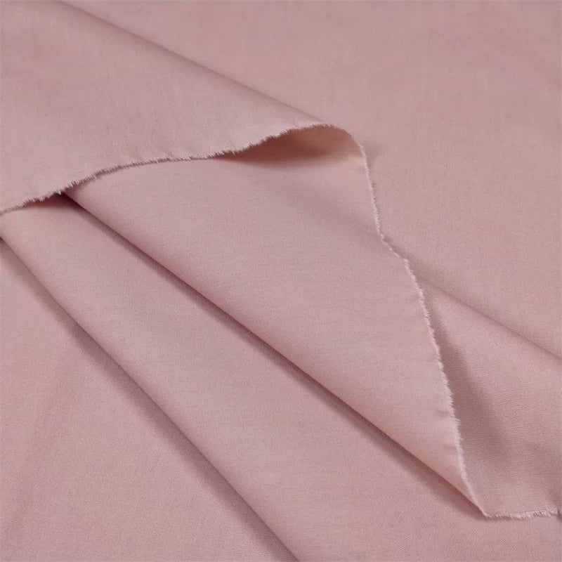 Combed Cotton Shirting, 40s Poplin, 59 in Wide - Dusty Pink