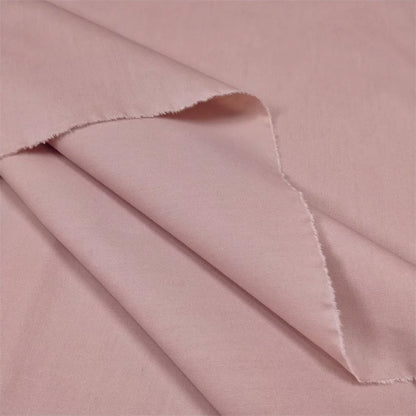 Combed Cotton Shirting, 40s Poplin, 59 in Wide - Dusty Pink