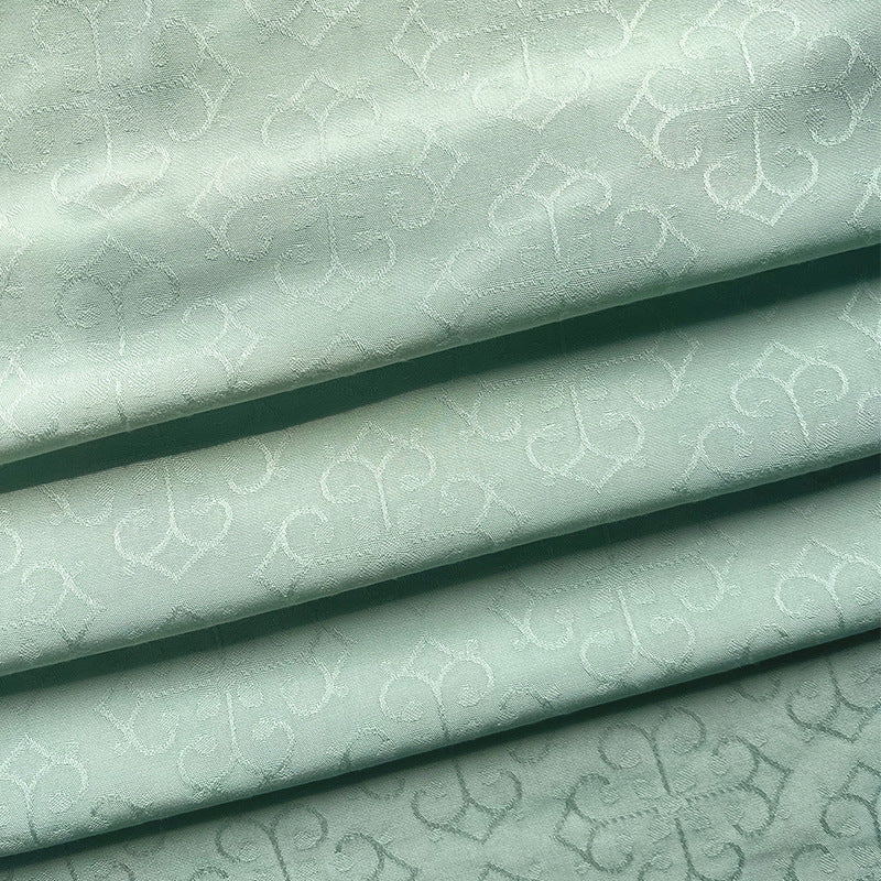 Rayon Botanical Jacquard Fabric, for Hanfu & Dresses