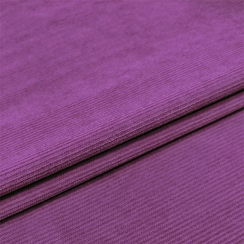 Stretch Corduroy Fabric, 22 Colors for Shirts, Trousers & Sofa Covers - Violet