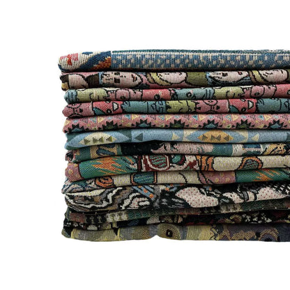 Oil-Painting Style Jacquard Fabric, Woven Cloth for Bags, Shoes & Decor