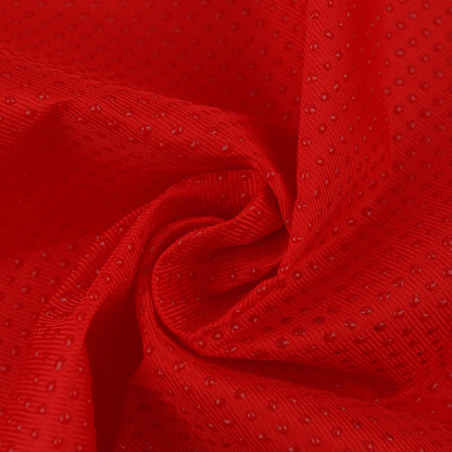Polka Dot Polyester Fabric - Home Decor & Bags by the Yard - Red