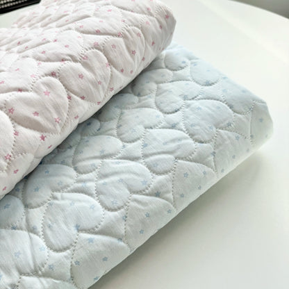 Cotton Quilted Puffer Fabric, Star Quilt, for Padded Coats & Kids' Wear