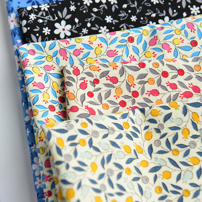 Poplin Floral Cotton Fabric, Fresh Print Cloth for Kids Dresses & DIY