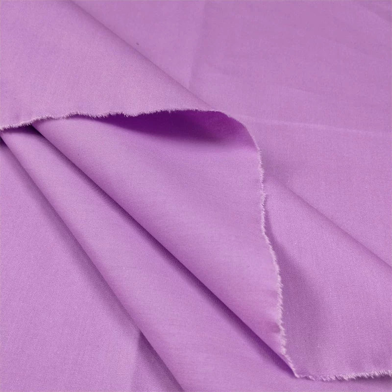 Combed Cotton Shirting, 40s Poplin, 59 in Wide - Purple