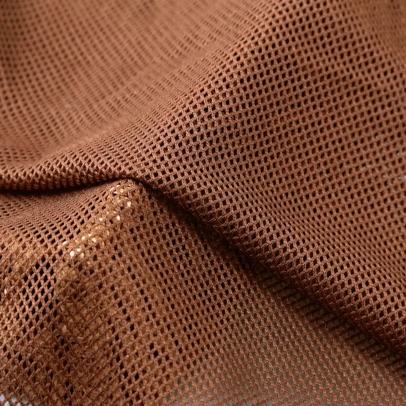 Dense Mesh Net Fabric, Mosquito & Lining, for Curtains, Linings & Baby Gloves - Coffee