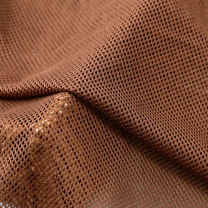 Dense Mesh Net Fabric, Mosquito & Lining, for Curtains, Linings & Baby Gloves - Coffee