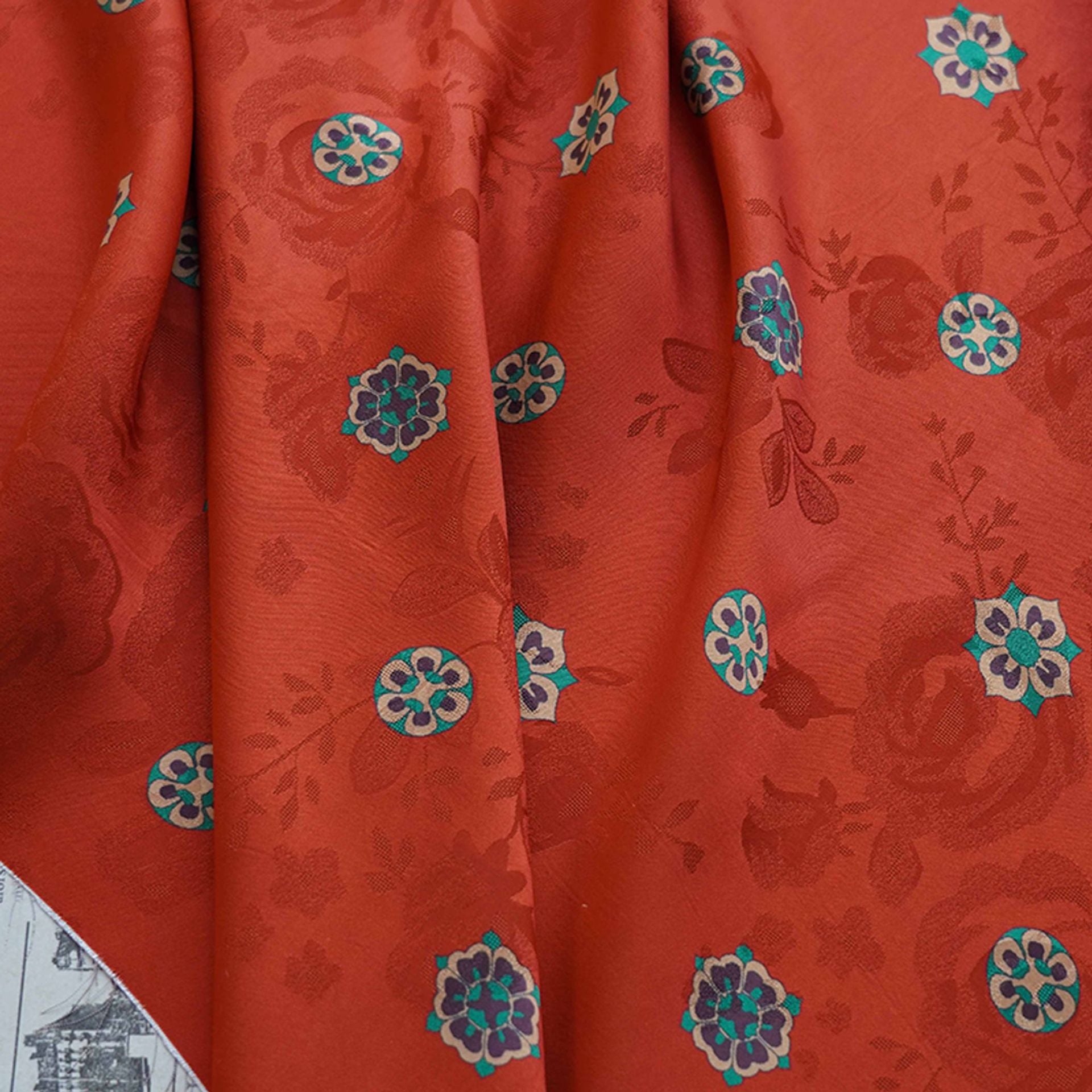 Floral Acetate Blend Fabric - Dress Apparel by the Yard