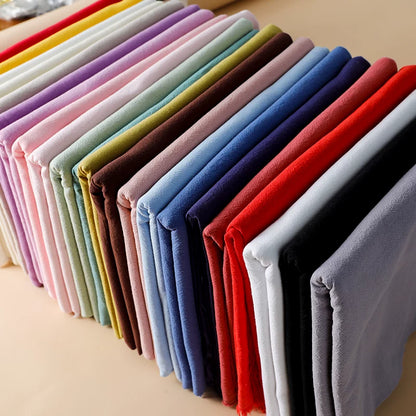 Washed Cotton Fabric, Pre-Dyed Solid for Embroidery & DIY Crafts