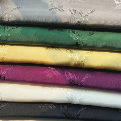 Rayon Jacquard Fabric, Butterfly & Flower Hanfu Cloth