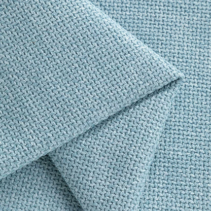 Thick Linen-Look Upholstery Fabric for Cushion & Sofa Covers - Dark Grey
