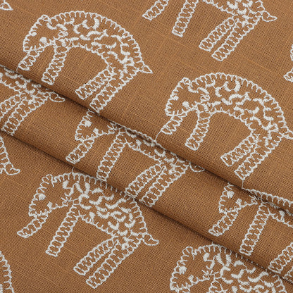 Leopard Embroidery Fabric, for Jackets, 47 in Wide