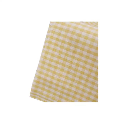 Thick Cotton Check Fabric for Sofa Covers, Curtains & Picnic