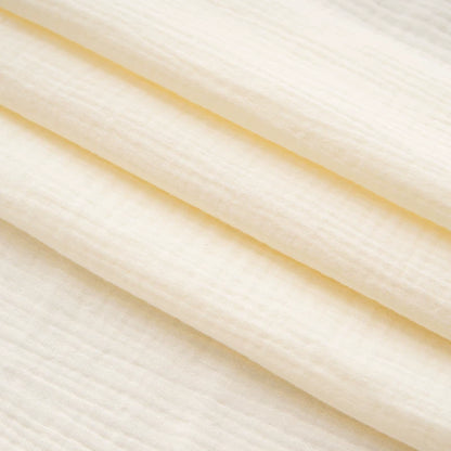 Cotton Double Gauze Fabric, for Baby Essentials - Off White
