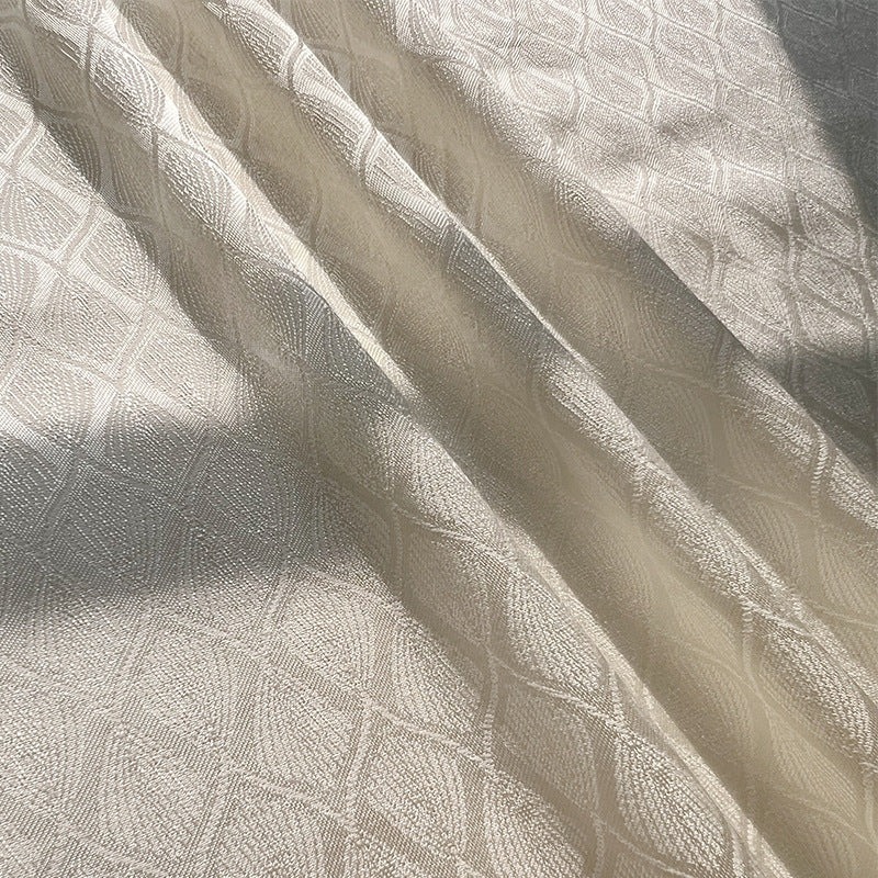 Viscose Floral Jacquard Fabric, for Hanfu & Qipao
