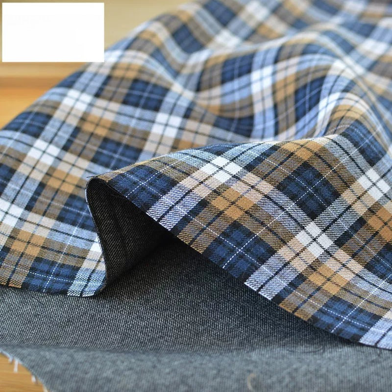 Vintage Houndstooth Stretch TR Suiting Fabric, Wrinkle-Resistant Cloth for Pants & Coats - Houndstooth E