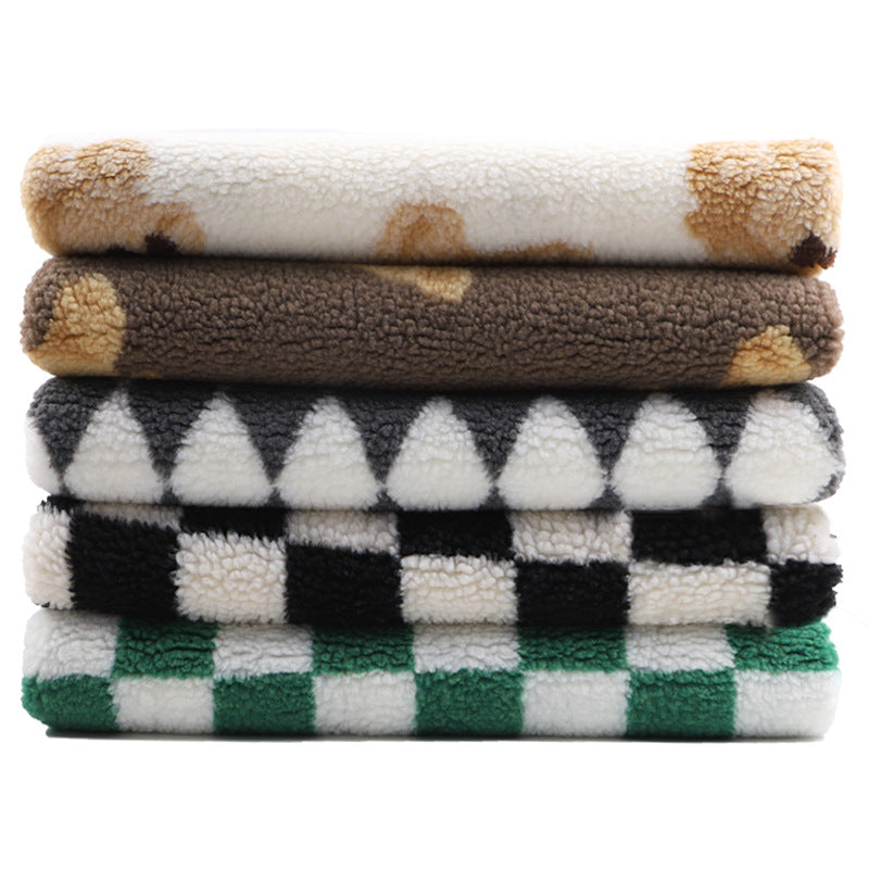 Printed Sherpa Fleece Fabric, Plush Warm Knit for Toys & Outerwear