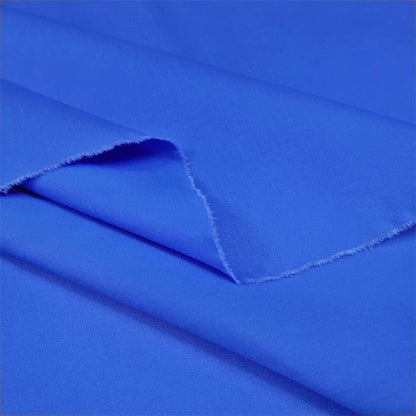Combed Cotton Shirting, 40s Poplin, 59 in Wide - Royal Blue