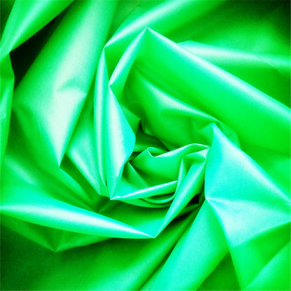 PU Coated Polyester Taffeta Fabric, Waterproof & Crisp - Green