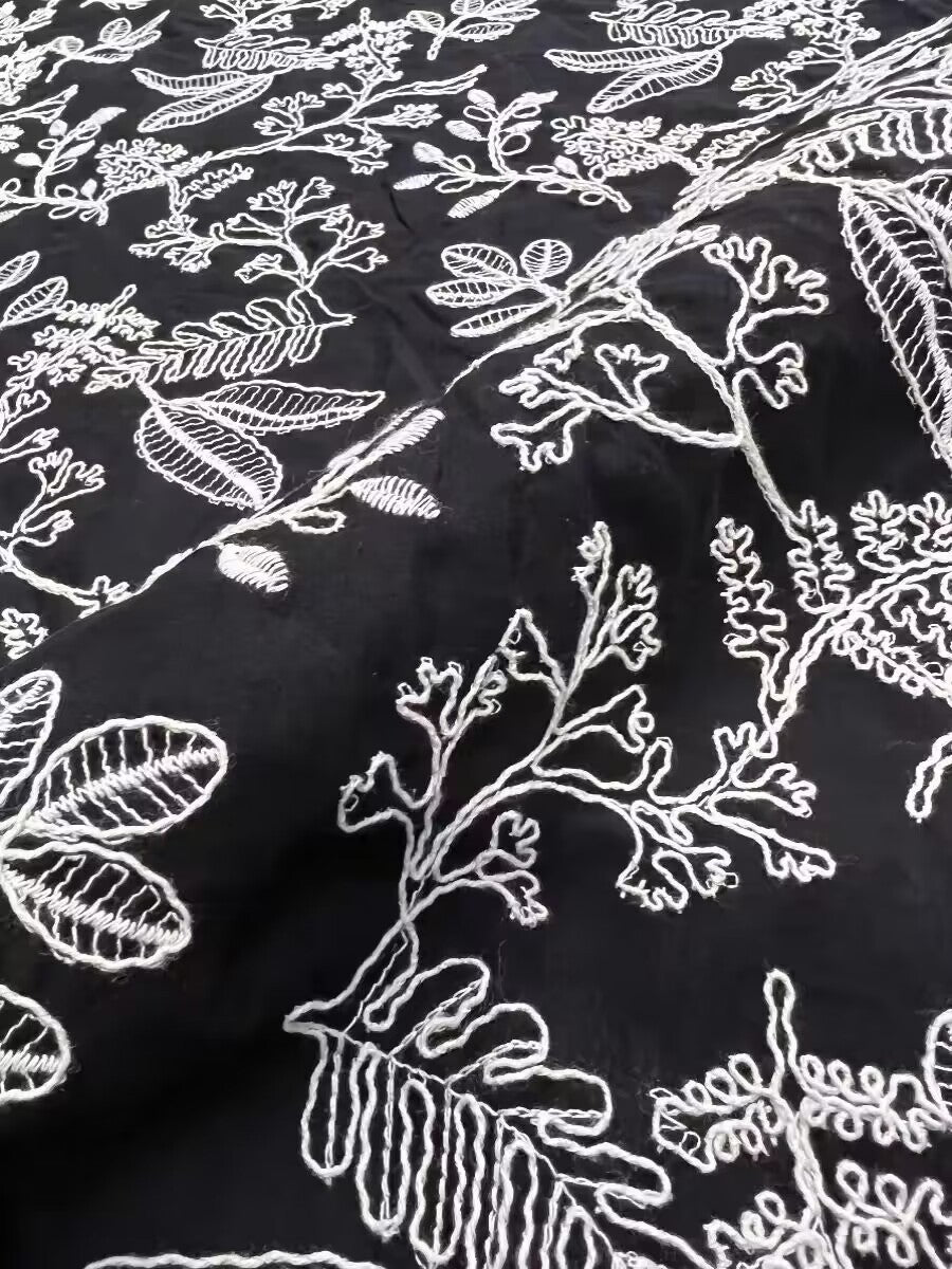 Textured Floral Embroidery - 7