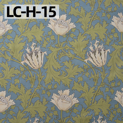 Floral Cotton Plain Fabric - Shirt & Dress by the Yard