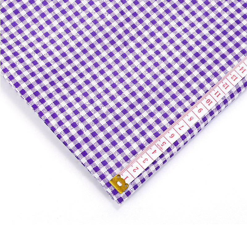 Check Polyester Fabric - Bags & Craft by the Yard