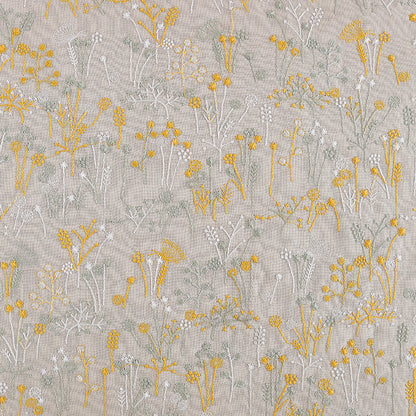 Ramie Cotton Embroidery Fabric, 8oz, 48 in Wide - Cream
