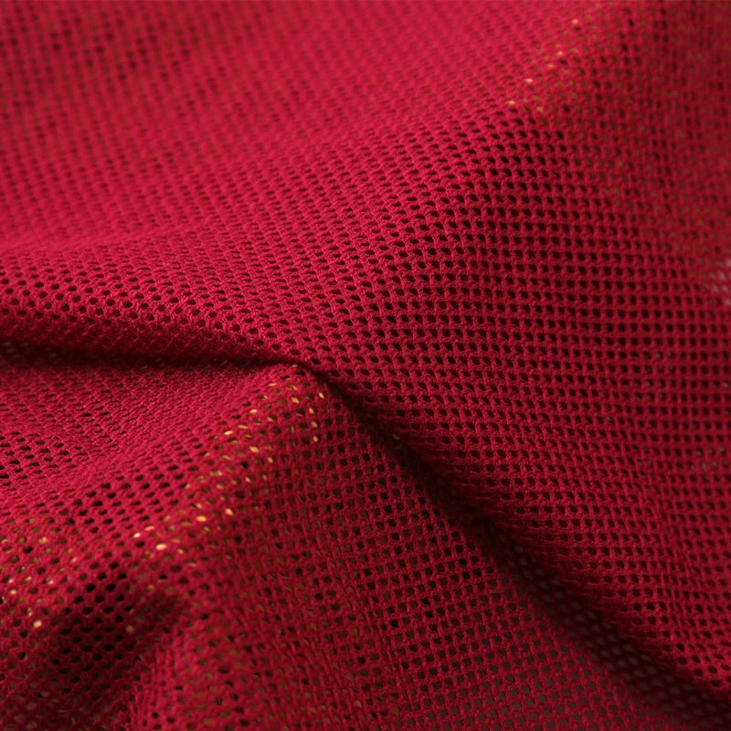 Dense Mesh Net Fabric, Mosquito & Lining, for Curtains, Linings & Baby Gloves - Wine Red