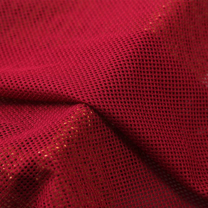 Dense Mesh Net Fabric, Mosquito & Lining, for Curtains, Linings & Baby Gloves - Wine Red