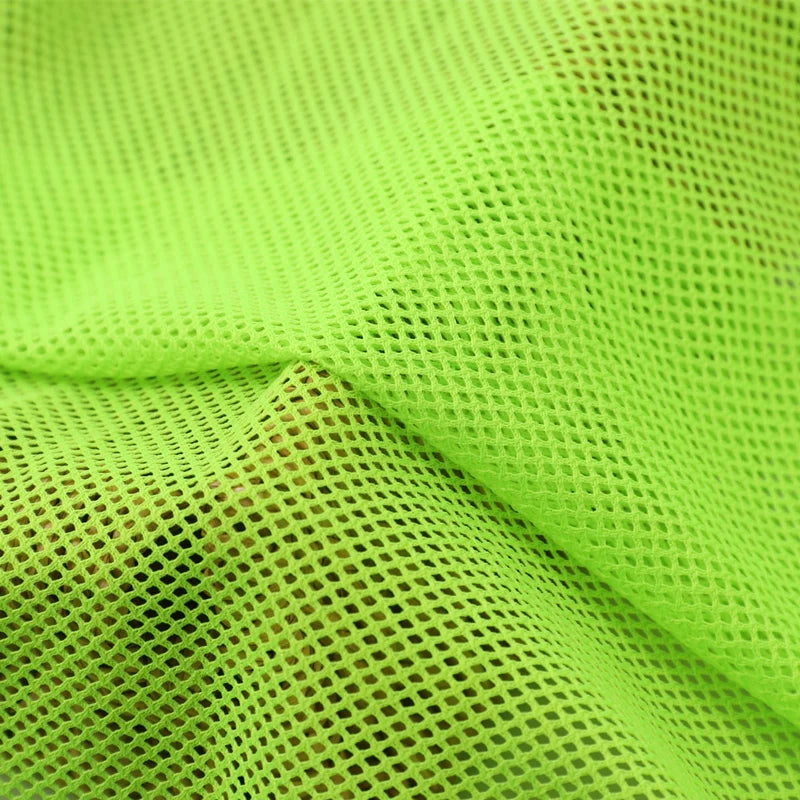 Dense Mesh Net Fabric, Mosquito & Lining, for Curtains, Linings & Baby Gloves - Fluorescent Green
