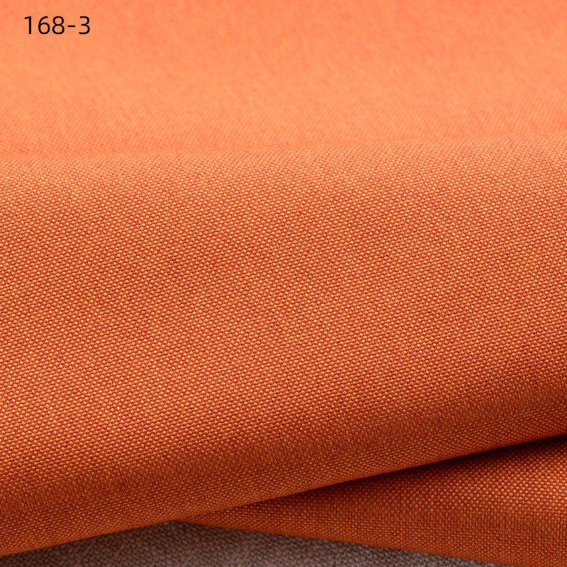 Faux Linen Upholstery Fabric by the Yard - Thick Sofa & Decor - 168-3 Orange